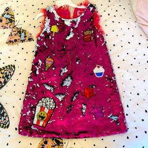 Lola + the boys color changing sequin dress